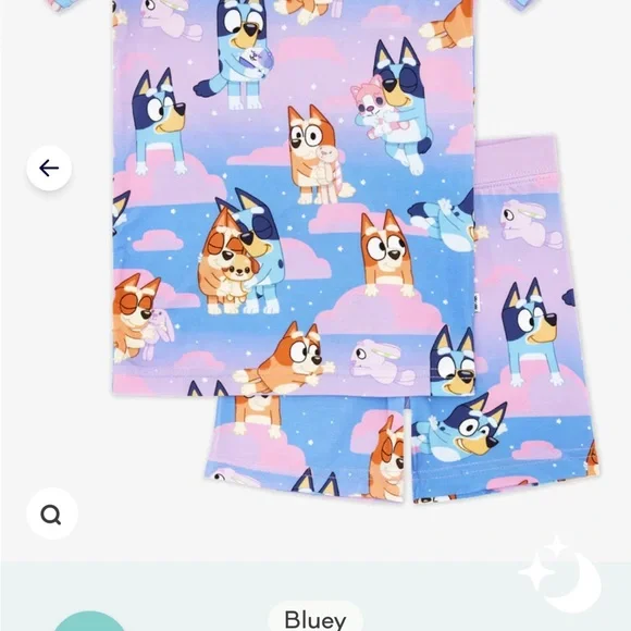 Bluey little sleepies Kids Pajamas Set - Picture 3 of 7